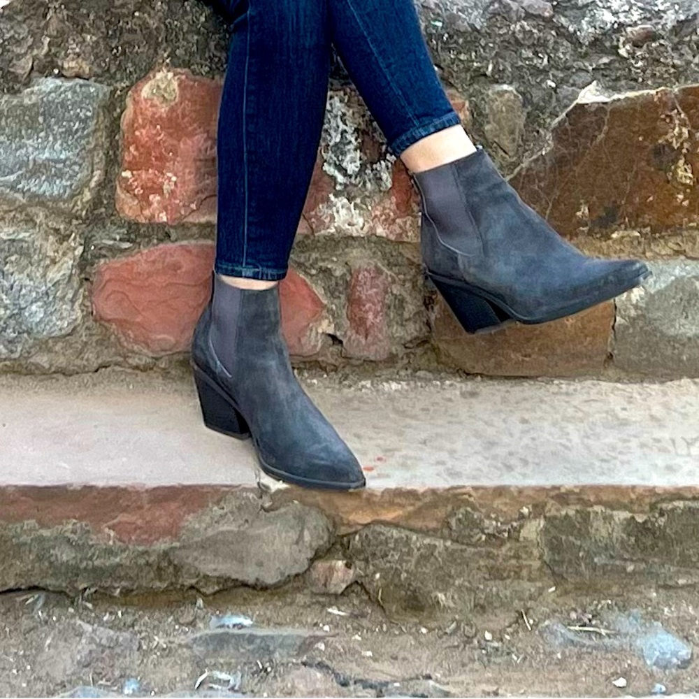 Rag & Bone Suede Heeled Boots 38